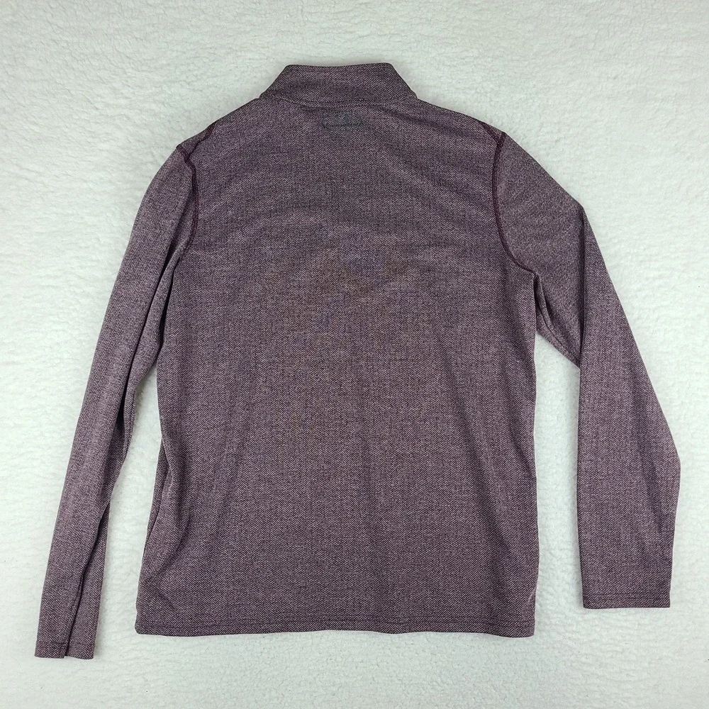 Under Armour Sweater Men Medium Purple Threadborne Loose‎ Heatgear Performance